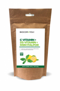 Vitamina C + D3 + MSM instant rezervă 400 g