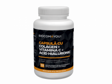 Colagen+Vitamina C+Acid hialuronic 100 caps.