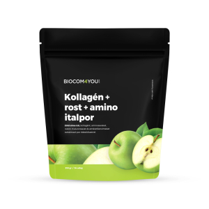 Colagen + fibre + aminoacizi, băutură pudră, aromă măr verde, doypack 510 g