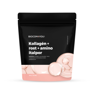 Colagen + fibre + aminoacizi, băutură pudră, aromă naturală, doypack 510 g